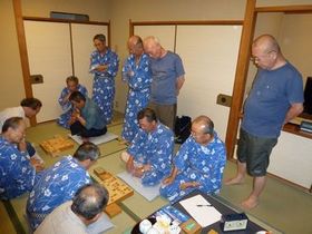 夕食後の団体戦