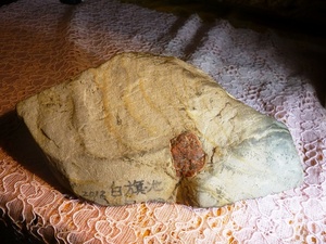 1.白旗池で拾った石