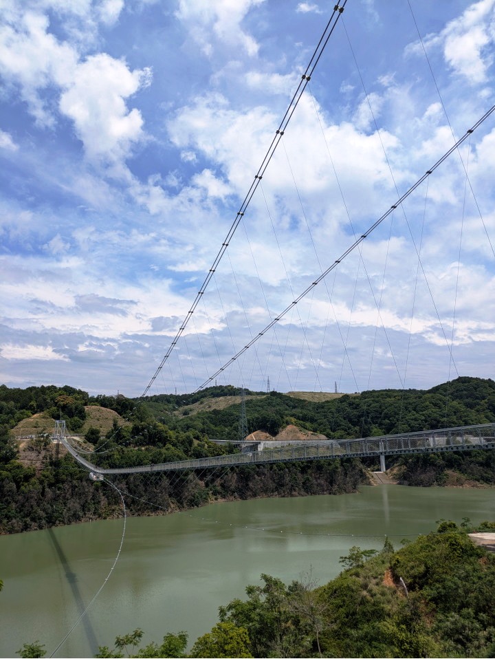 枚方から約1時間の茨木市山中の安威川のダム“ダムパークいばきた”