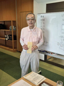 準優勝の ” 瀧 保夫 ” さん