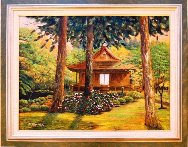 古谷正人「初夏の三千院」(洋画)
