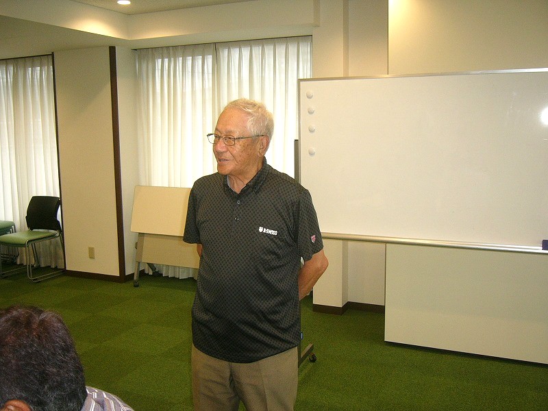 前会長の東さんが締めのあいさつ