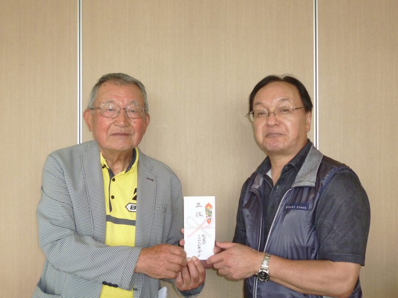 3位の幸田さん（右）