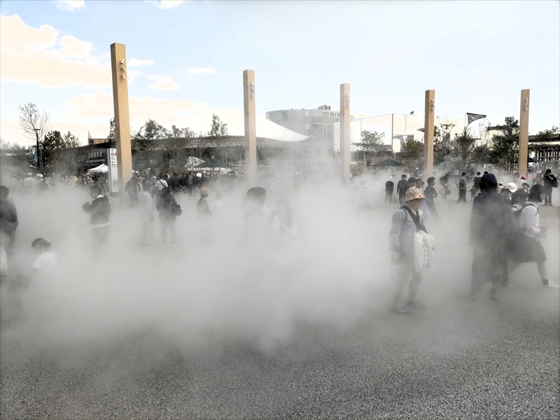 「いのちのパーク」ミスト