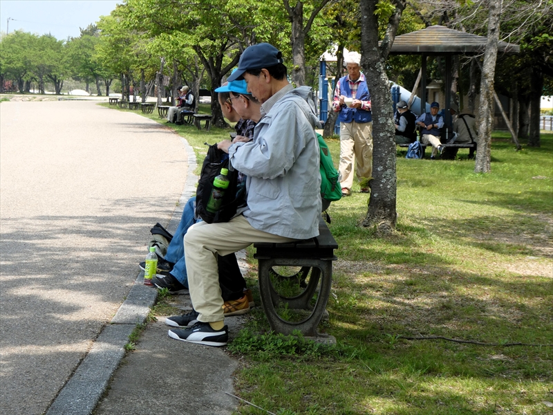 唐崎公園(昼食)