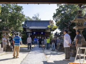 蹉跎神社清掃開会式