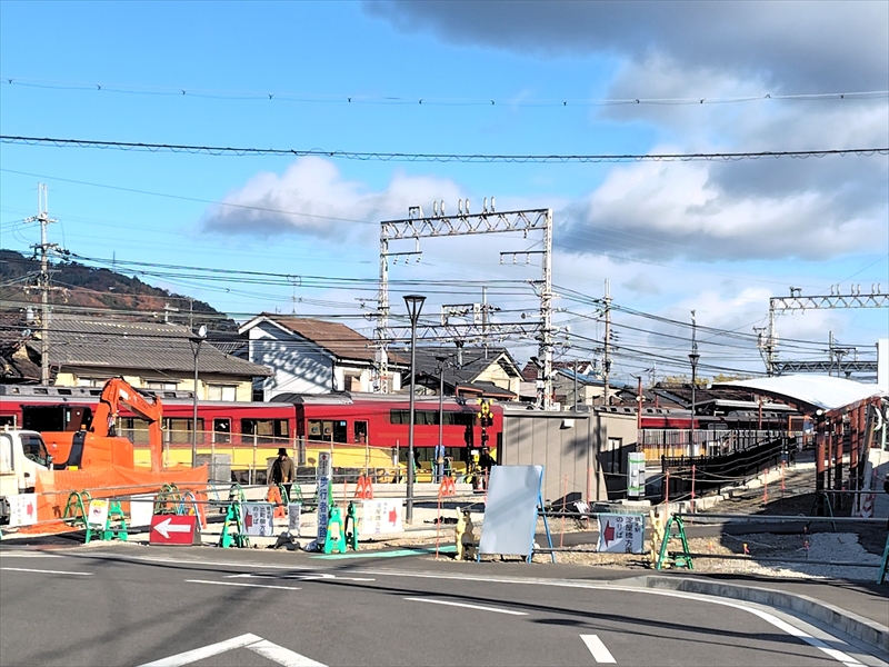 工事中の橋本駅