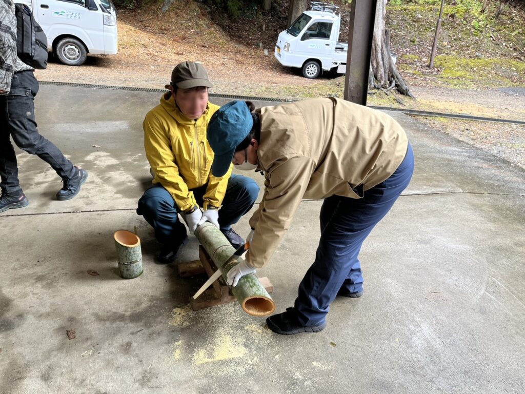 竹筒つくり（３）