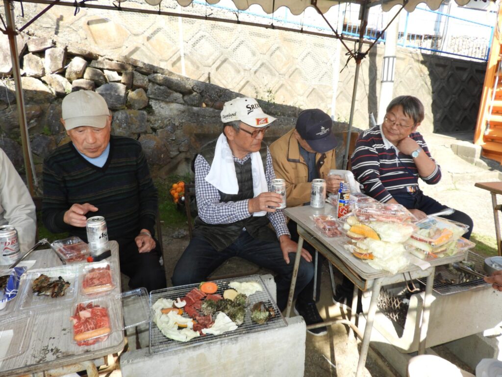 いっぱい飲みながらの歓談