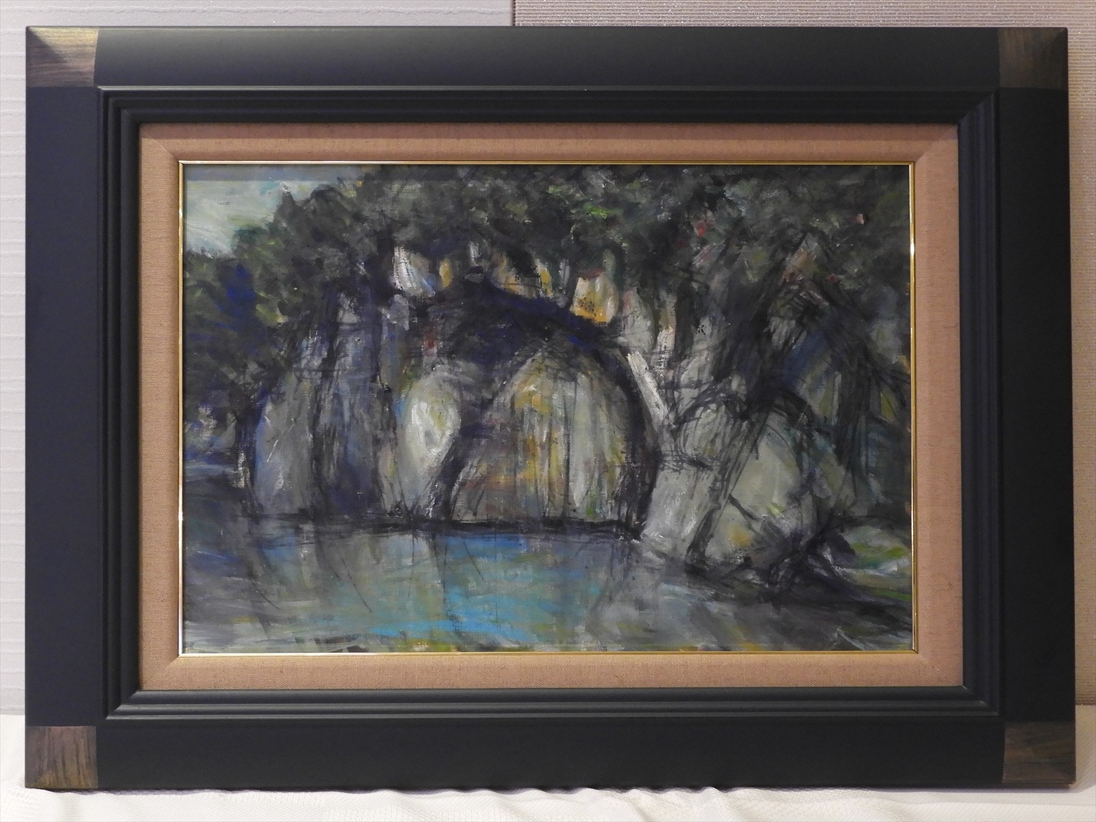 長谷川久治さん「川の参詣路ー熊野川」