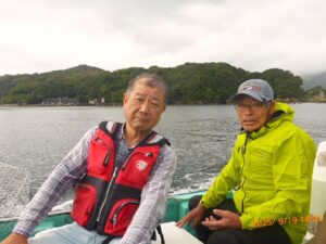 ⑭ そして、帰り船！