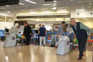 ⑧堀口支部長の投球