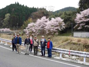 4.桜が多く咲いていました