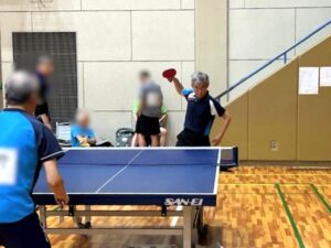 4)第2試合第1マッチ(Ohさん)相手はテクニシャン!