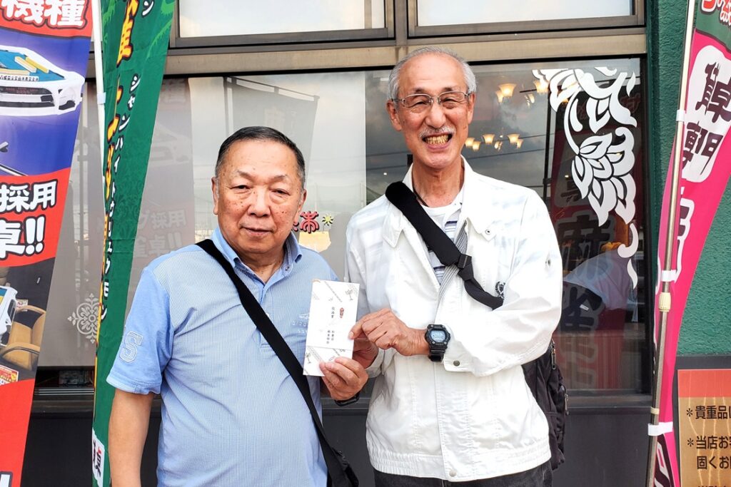 12_役満(四暗刻)賞・西村さんと堀口さんでした