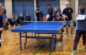 ８）Kuさん＆Na～逆サイドへ流し打ち！