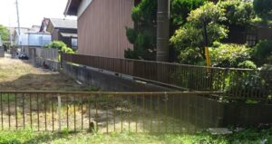 04 相川駅跡の廃線跡