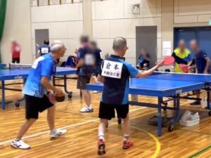 8）第4試合ダブルス（Mo&Kuさん）