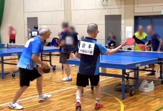 8）第4試合ダブルス（Mo&Kuさん）