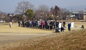 04 防賀川公園に集合