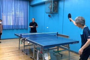 14）OMさん～MT・NNペア！(OMさんのバックハンド冴えてます！）