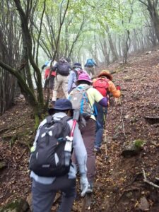 06_歩行距離1500mで､400m弱、登ります