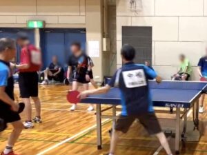 7)第2試合第2マッチ②(Ku&Naペア)フォアハンド打てるか?