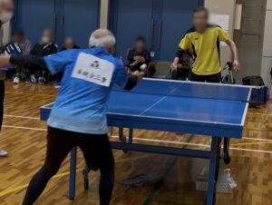 11）Moさん登場！まずはツッツキで！