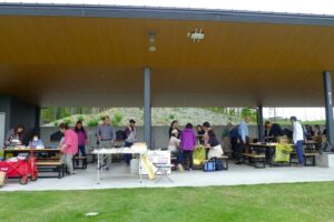 01_こんな雰囲気のＢＢＱ場で準備を進めます