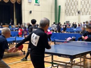 5)予選第2試合第1マッチ(ダブルス)