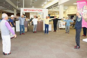 ➀まずは準備体操から