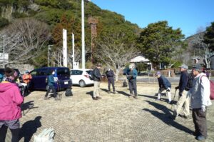 01_愛洲の館・駐車場に到着です!