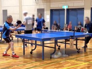 6）第3試合シングルス（Kuさん）