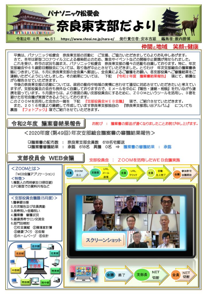 支部だより令和2年８月号印刷原稿_No51（表）のサムネイル