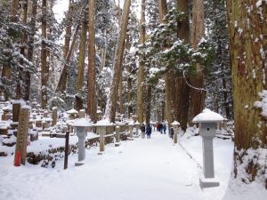 冬の高野山