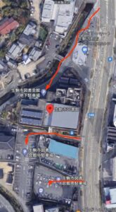 生駒市図書会館駐車場