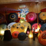 淀江傘展示コーナー