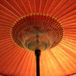 淀江傘独自の糸飾り