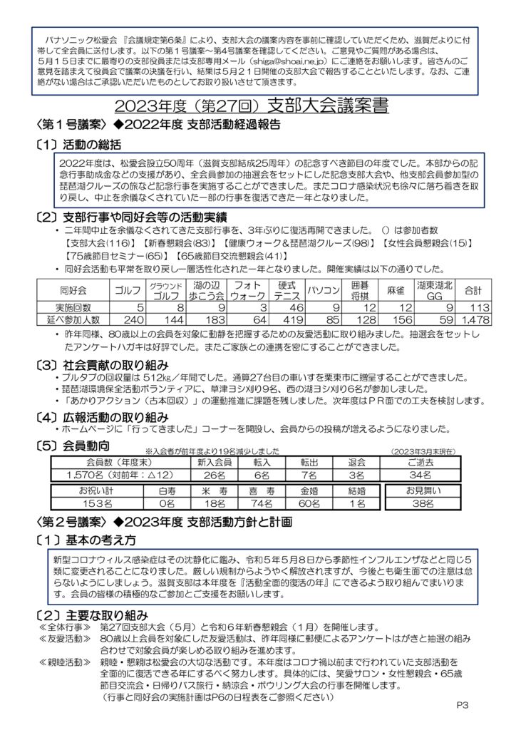 滋賀だより5-6月号と議案書 役員会（最終）_P3のサムネイル