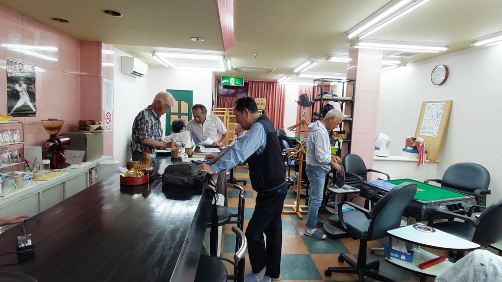 対戦前のひと時