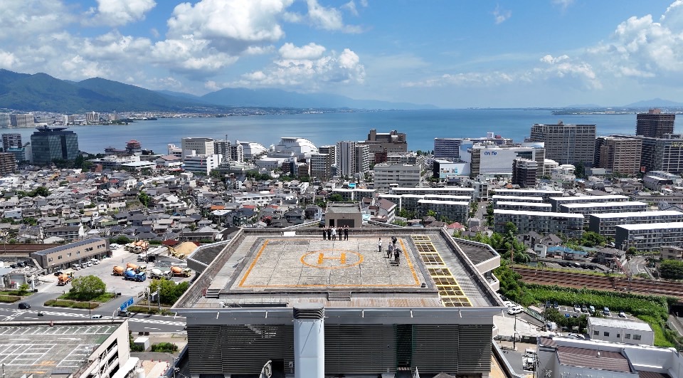 「市立市民病院の屋上から」米川　哲史さん