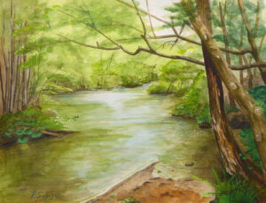 奥入瀬の春ー静流