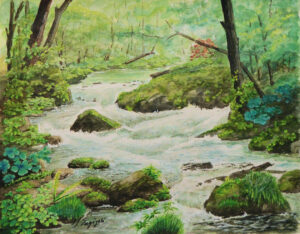 奥入瀬の春ー激流