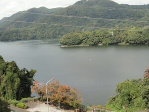 津久井湖が一望できます