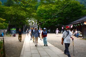 昼食休憩場所に移動