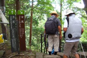 下りの女坂はどうかな？