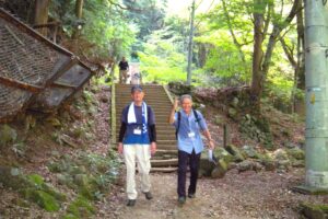 女坂を征服したよ😊