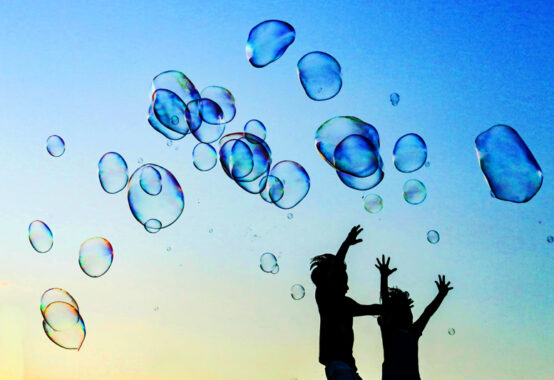 シャボン玉と遊ぶー２