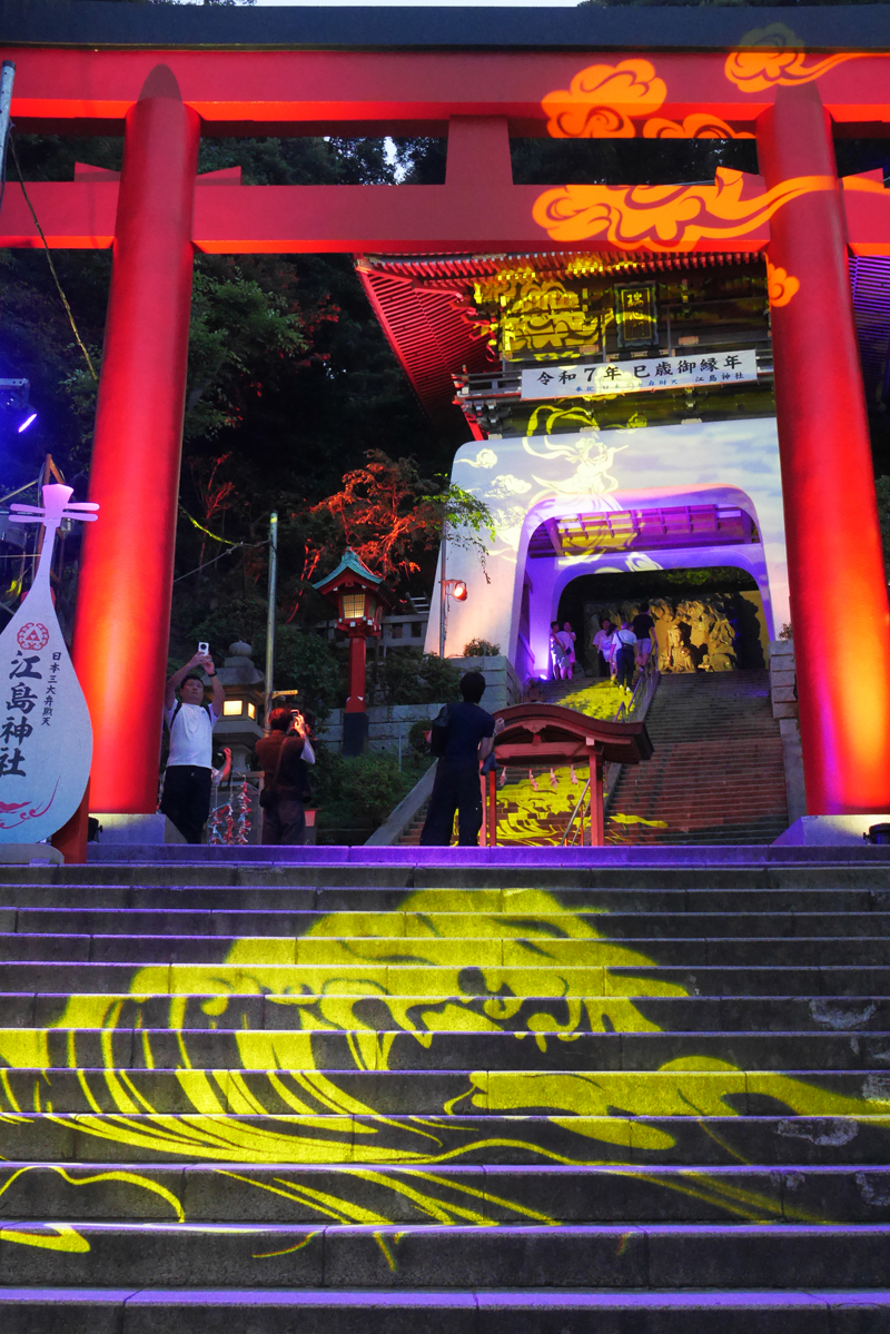 江の島夏の夜景ー4