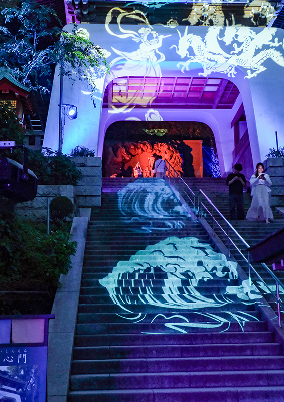 夏の江の島夜景ー3